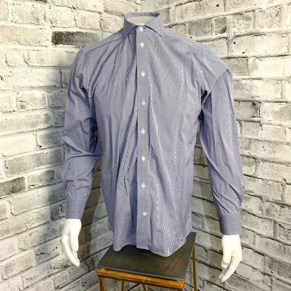 Eton Contemporary Check Button Down Dress Shirt - Picture 1 of 11